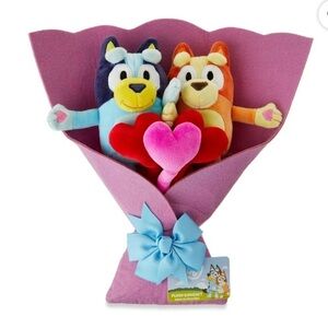Bluey Plush Bouquet NEW Stuffed Animal Valentine’s Day 2025 Flowers Bingo